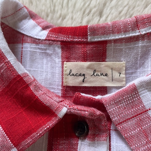 Lacey Lane | Red & White Checkered Hopscotch Dress | 7 - Picture 15 of 16